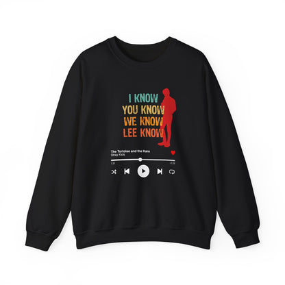 Stray kids: I know, you know, we know, Lee know unisex Crewneck Sweatshirt