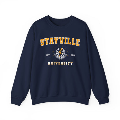 Stray Kids: Stayville University yellow style Unisex Crewneck Sweatshirt