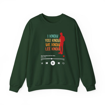 Stray kids: I know, you know, we know, Lee know unisex Crewneck Sweatshirt