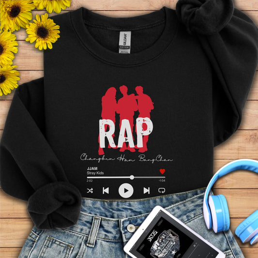 Stray Kids Jjam Rap music player Unisex Crewneck Sweatshirt