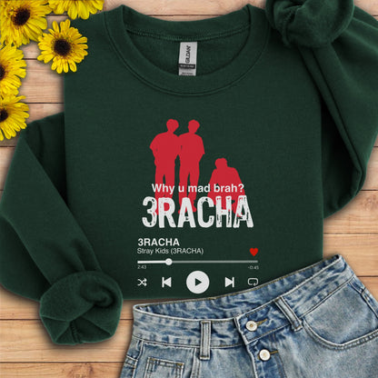 Stray kids 3Racha by 3Racha Unisex Crewneck Sweatshirt