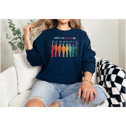 Stray Kids ot8 funny meme style 1 Crewneck Sweatshirt