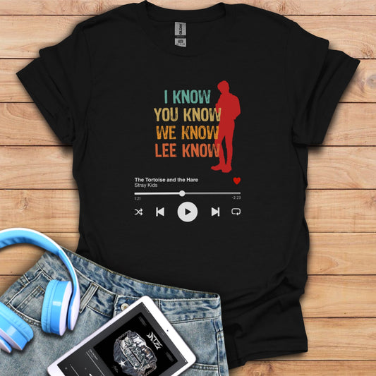 Stray Kids: I know, you know, we know, lee know Unisex  Crewneck T-Shirt