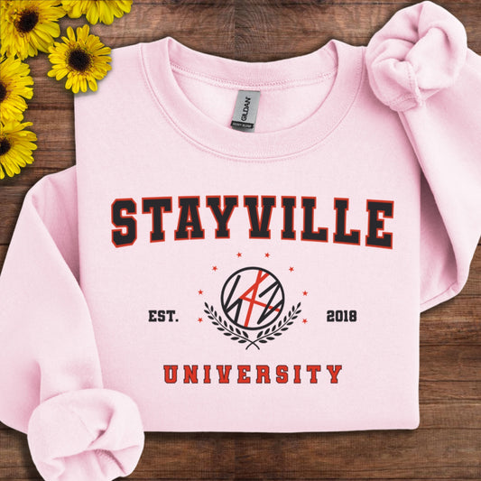 Stray Kids: Stayville University dark style Unisex Crewneck Sweatshirt