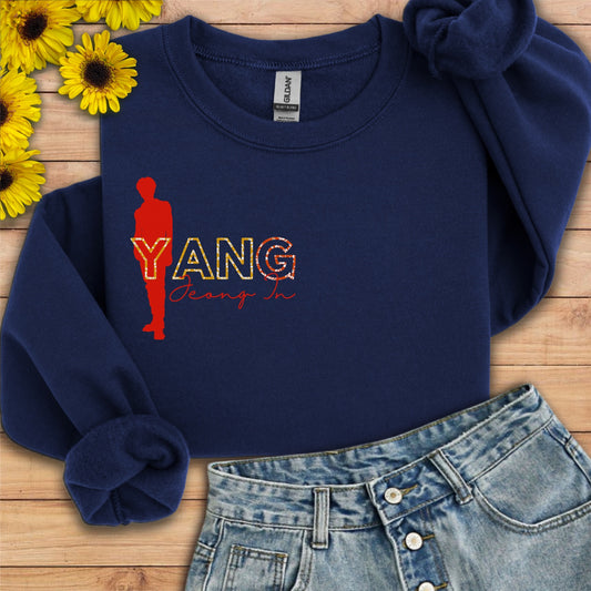 Stray Kids Yang JeongIn Bias Unisex  Crewneck Sweatshirt